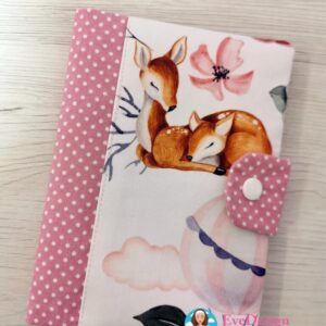 Rózsás őzike egészségügyi kiskönyv borító