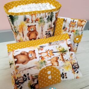 Őszi erdő Baba ajándék, keresztelő ajándék