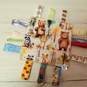 Mackó és barátai rongyi kendő